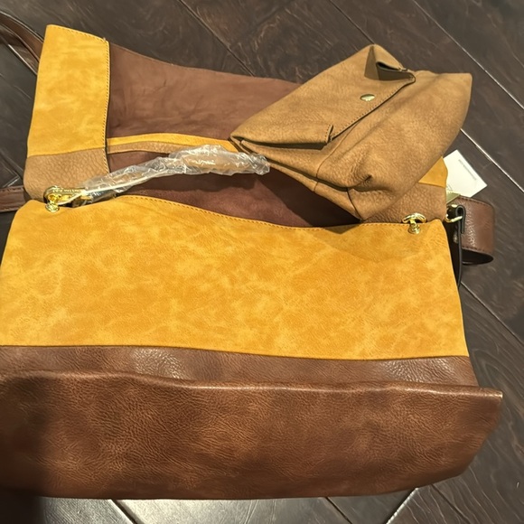 Steve Madden Brown and Tan Shoulder Bag NWT - Picture 10 of 16